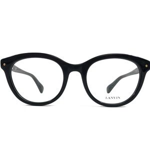 Lanvin Women's  Eyeglasses Frames VLN714 COL.0BLK Cat Eye Full Rim 49-20-140